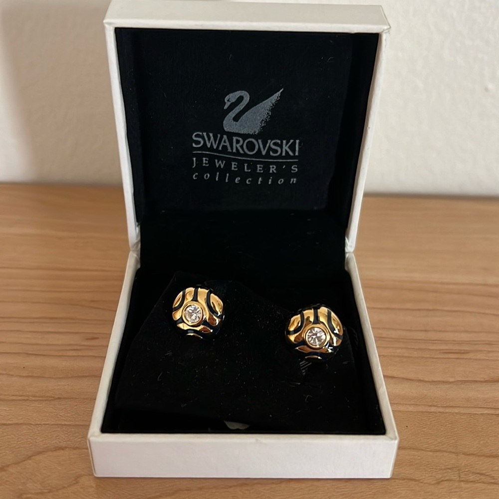 Swarovski Cuff Links